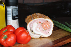 Ruladă cu cârnați de porc